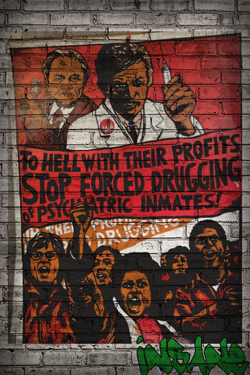 Historic Stop Forced Drugging Poster